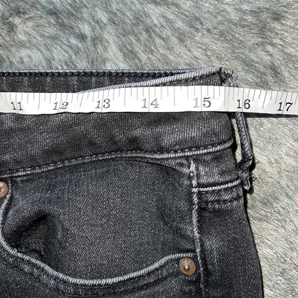 American  Eagle Black next level Flex mens denim slim straight jeans Sz … - Picture 8 of 15